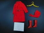 RED FOR RAIN OUTFIT